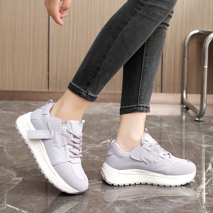Damen Sneaker Bequem Dämpfung Weich
