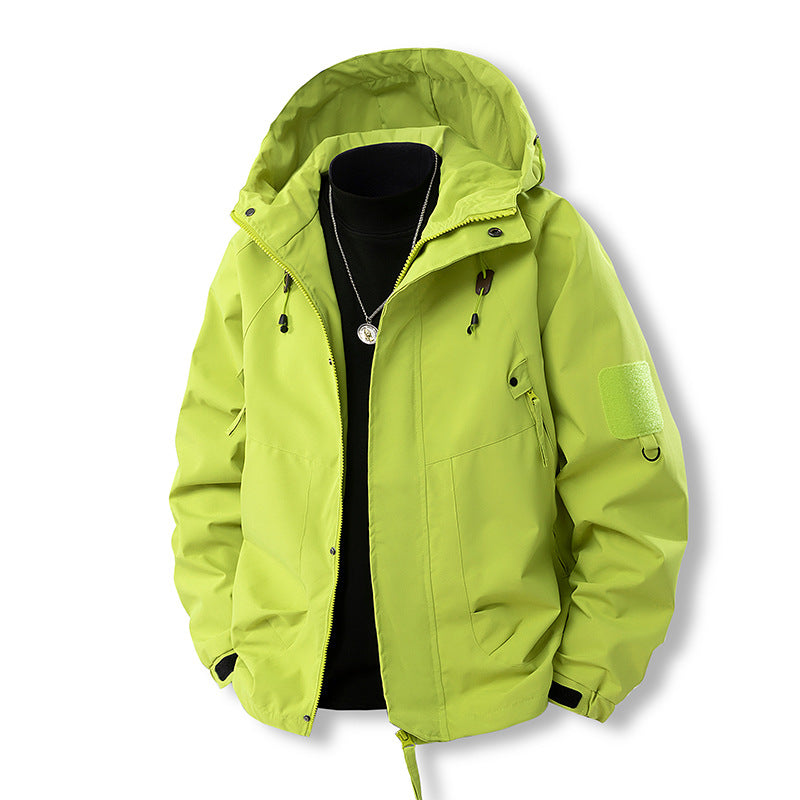 Herren Outdoor-Jacke Wasserdicht Vieltaschig Funktionell