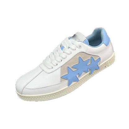 Damen Sneaker Sternen Applikation Fashion Damen Schuhe