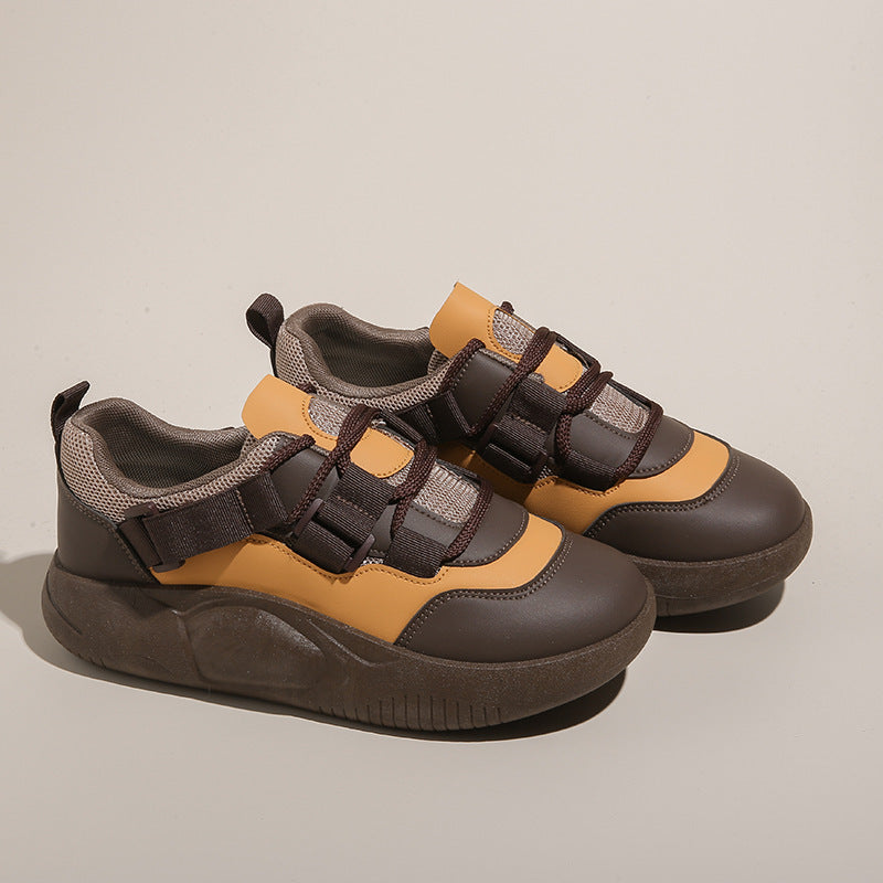 Damen Sneaker Sportlich Elastisch Dicksohlige Schuhe