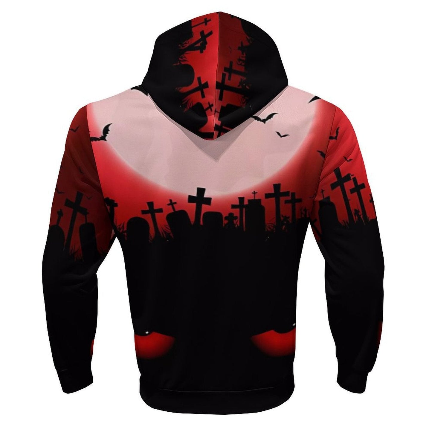 Herren Sweater Halloween Motiv Kapuzenpullover Locker