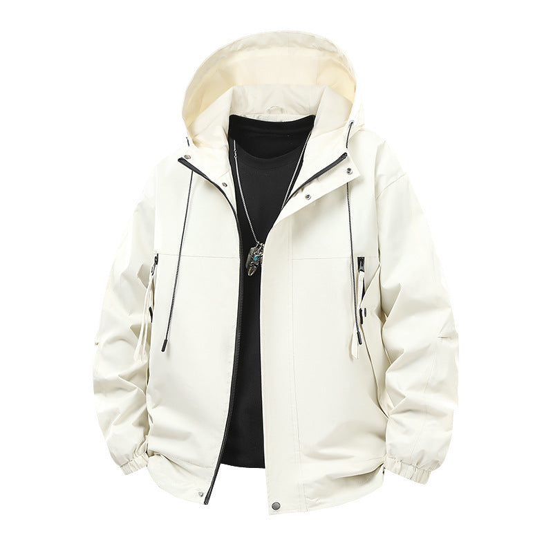 Herren Outdoor-Jacke Wasserdicht Atmungsaktiv Funktionsjacke