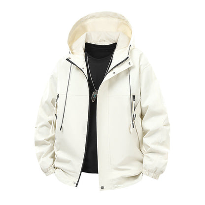 Herren Outdoor-Jacke Wasserdicht Atmungsaktiv Funktionsjacke
