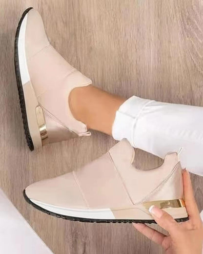 Damen Sneaker Sportlich Atmungsaktiv Mit Mesh-Oberfläche