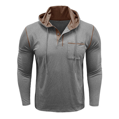 Herren Sweatshirt Kapuze Langarm Hoodie Sportlich