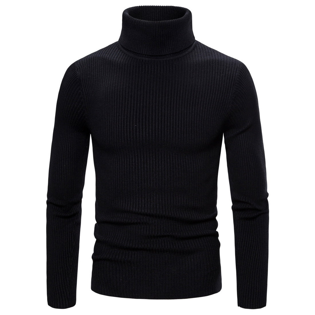 Herren Rollkragenpullover Warm Fein Strick