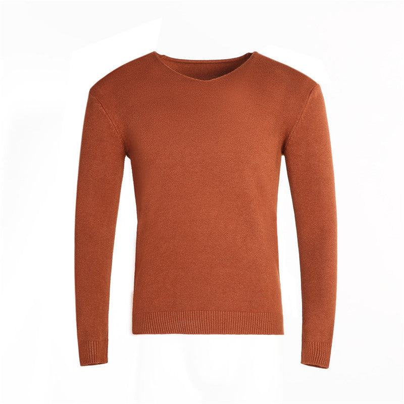 Herren Pullover V-Ausschnitt Klassisch Elegante Qualität