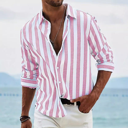 Herren Langarmhemd Elegant Moderne Schnitt