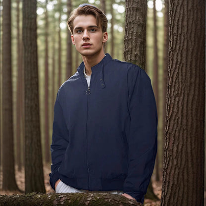 Herren Freizeitjacke Lässig Winddicht Outdoorjacke