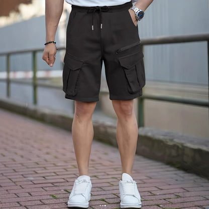 Herren Cargo Shorts Funktionale Mehrfachtaschen Shorts