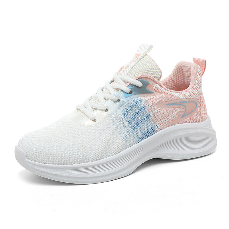 Damen Sneaker Atmungsaktiv Mit Dämpfung Schwarz