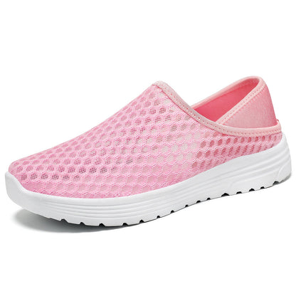 Damen Sneaker Atmungsaktiv Slip-On Bequem Flexibel
