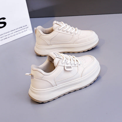 Damen Sneaker Dicke Sohle Ergonomisch Bequem Sportlich