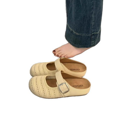 Damen Clogs Bequem atmungsaktiv mit Riemen