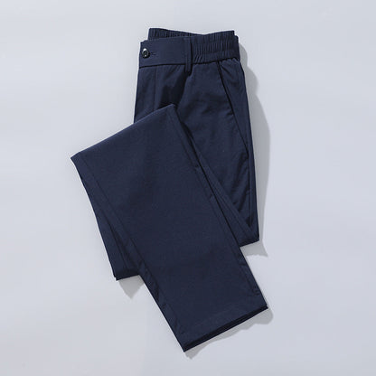 Herren Business-Hose elastisch Bequem Büro-Hose Schwarz