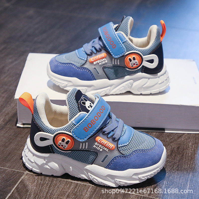 Damen Sneaker Sportlich Kinder Motiv Klettverschluss - BerlinGlamour
