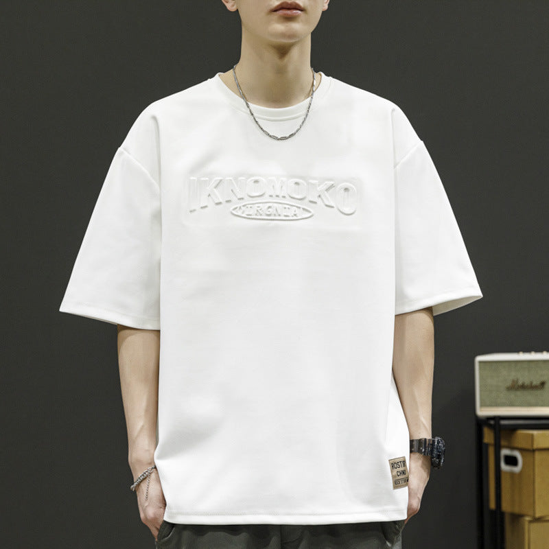 Herren T-Shirt Oversized mit Logo-Print Berlin Style