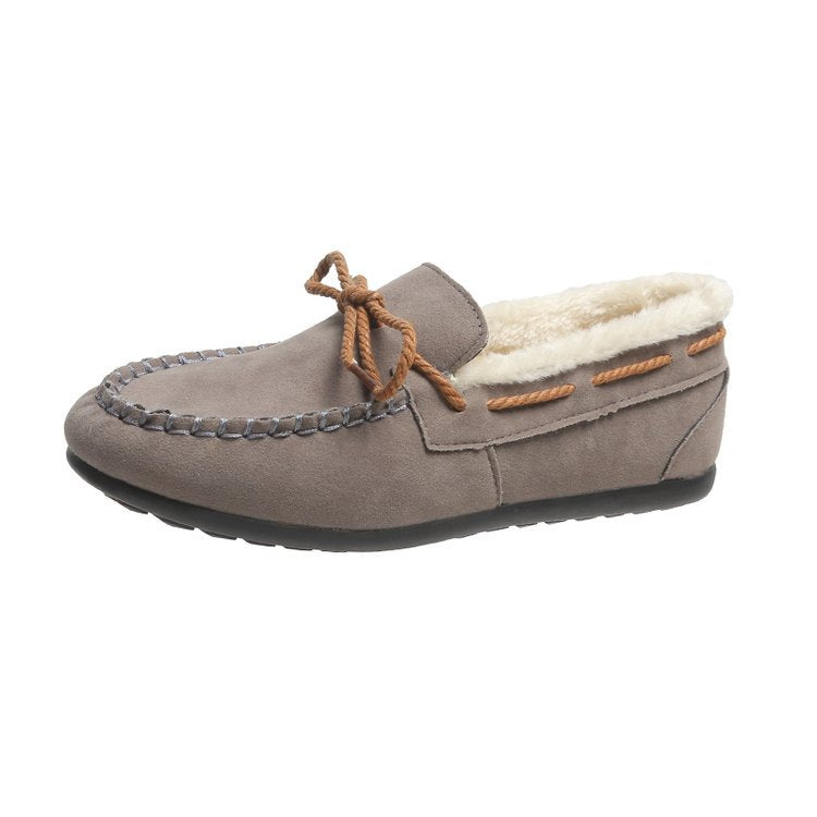 Damen Mokassins Weich Lederschuhe Elegant