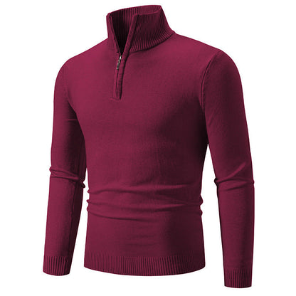 Herren Pullover Modern Kurz Reißverschluss Modisch