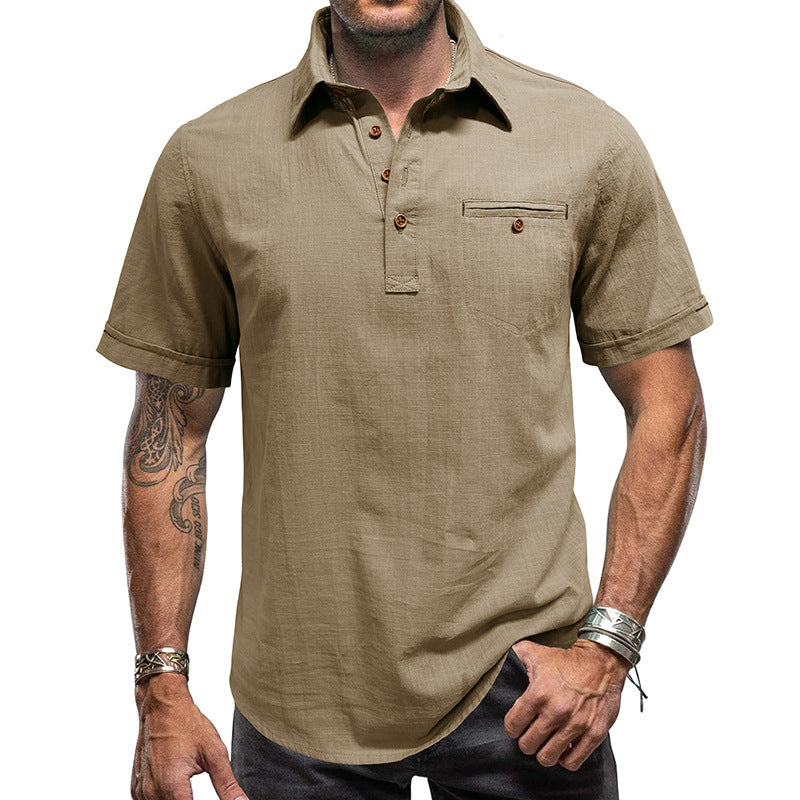 Herren Kurzarmhemd Sommer Modern Slimfit - BerlinGlamour