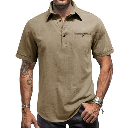 Herren Kurzarmhemd Sommer Modern Slimfit - BerlinGlamour