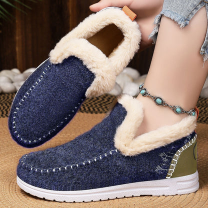 Damen Hausschuhe Flauschig Warm mit Weichem Innenfutter