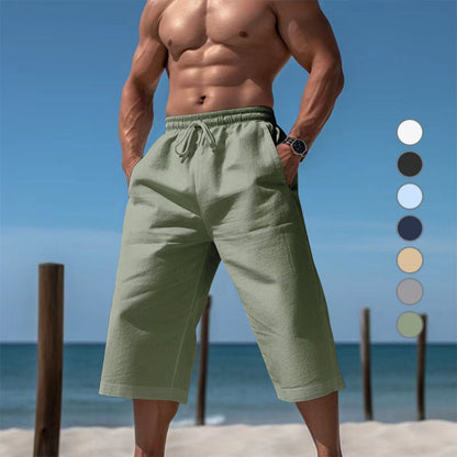 Herren Sommer-Shorts Bequem Elastisch Mit Taschen