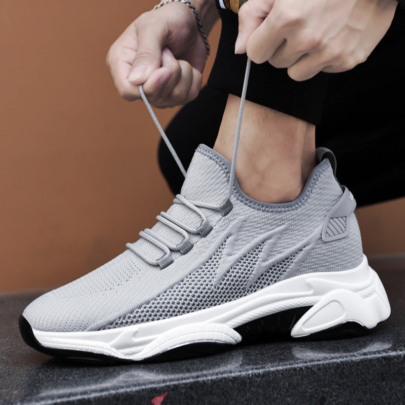 Damen Sneaker Elastisch Schnüren bequem Sportlich