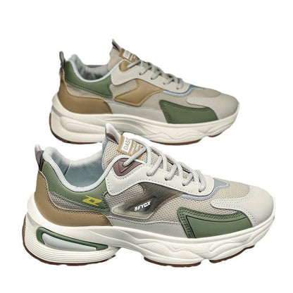 Damen Sneaker Chunky Sport Mesh Bequem Schuhe