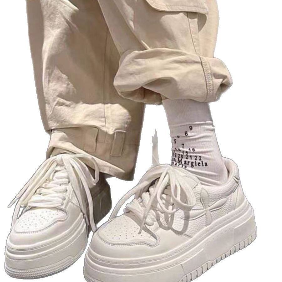 Damen Plateau Sneaker Hoch Modern Strukturiert