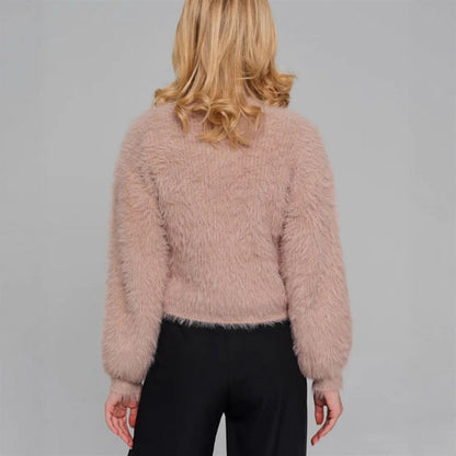 Weiche Strickjacke Damen Oversized Flauschig