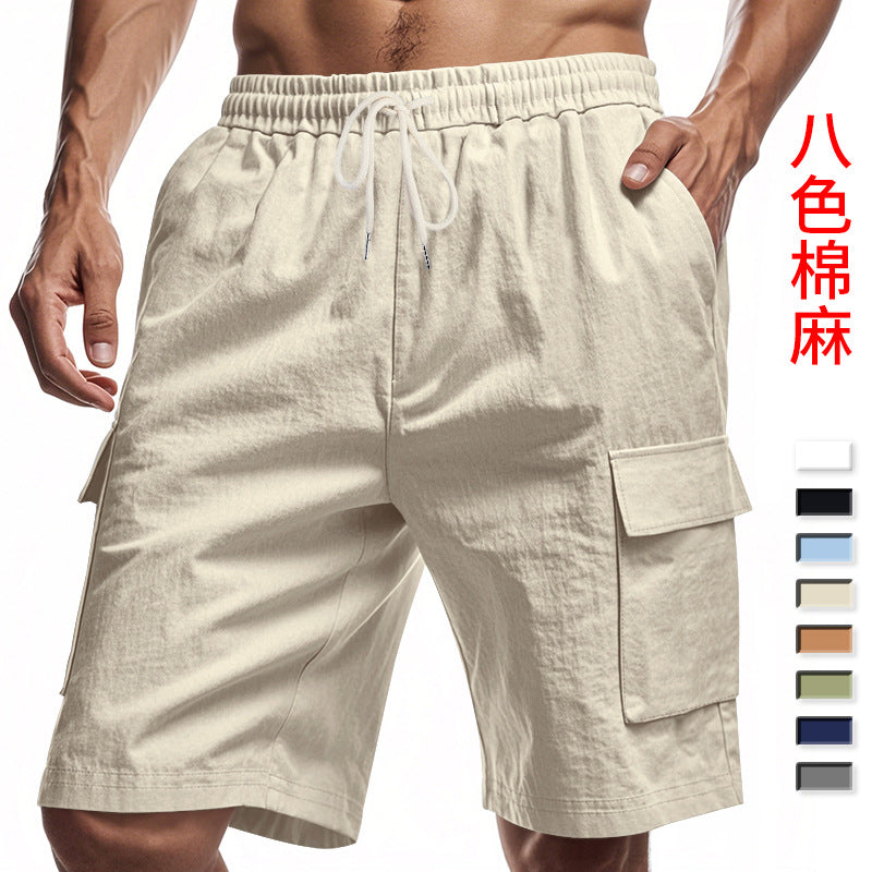 Herren Cargo Shorts Bequem Vielseitig Elastisch - BerlinGlamour