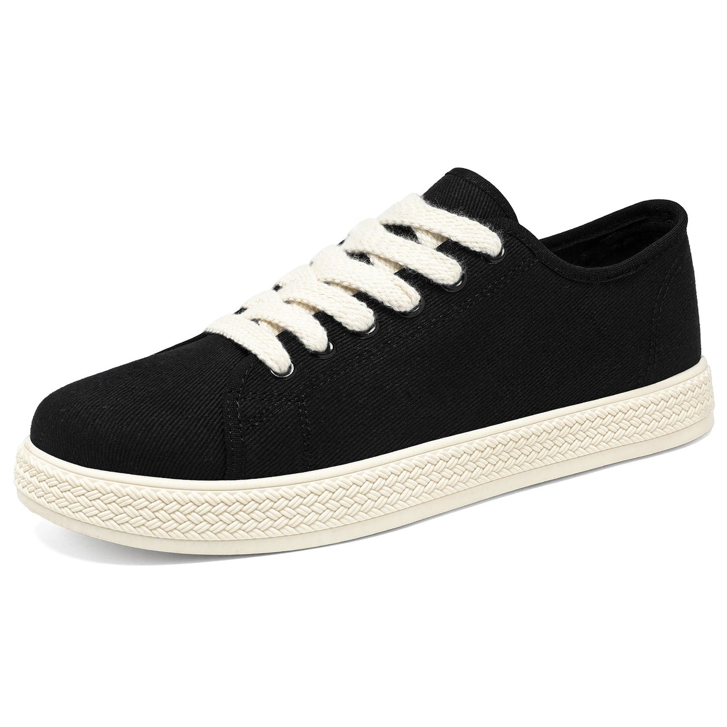 Damen Sneaker Baumwolle Bequem Rutschfest