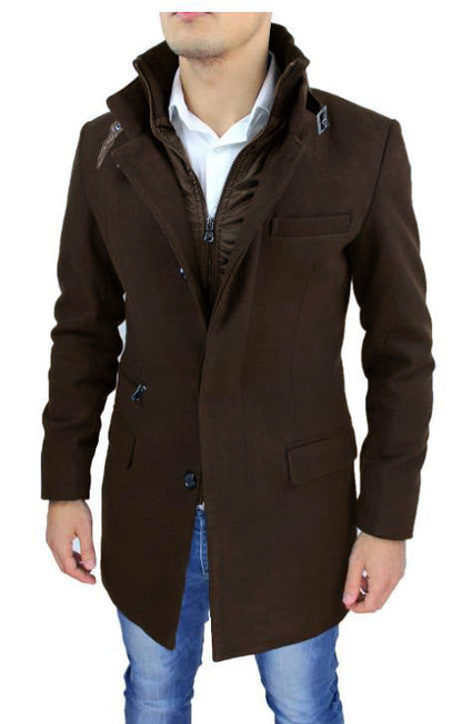 Herren Winterjacke Warm Modern mit Innenfutter