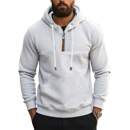 Herren Kapuzenpullover Modern Gemütlich Reißverschluss