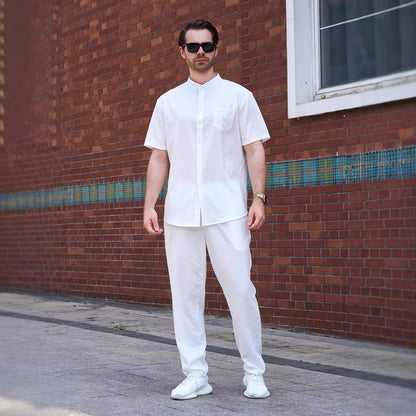 Herren Anzugkombination Elegant Bequem Freizeit