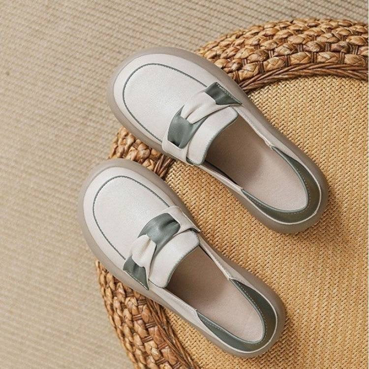 Damen Sneaker Mokassin Comfort Schleifen Bequemheit
