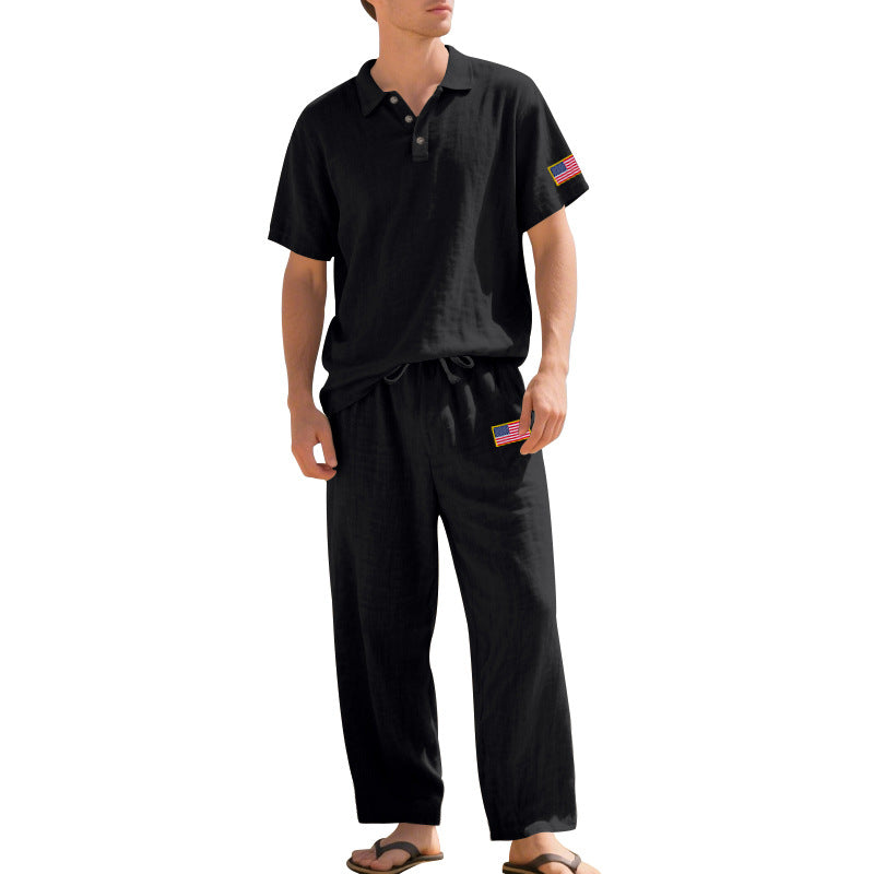 Herren Strandoutfit Leicht Atmungsaktiv Sommer