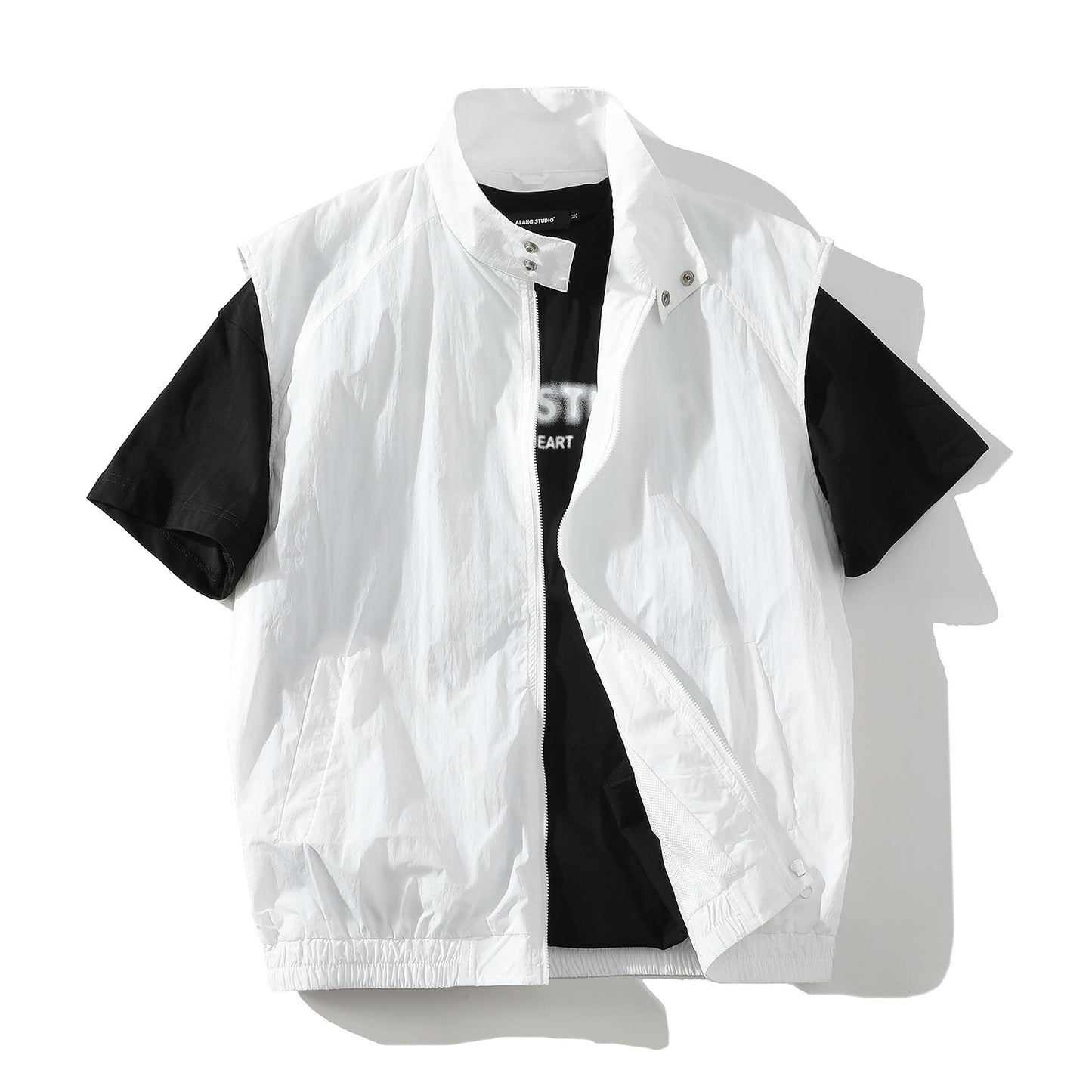 Herren Ärmellose Jacke Modern Sportlich Trendy