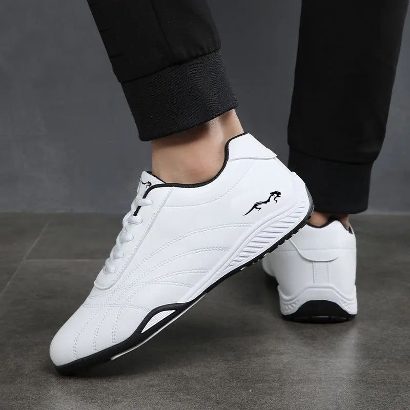 Herren Sportschuhe Leder Laufschuhe Komfortabel