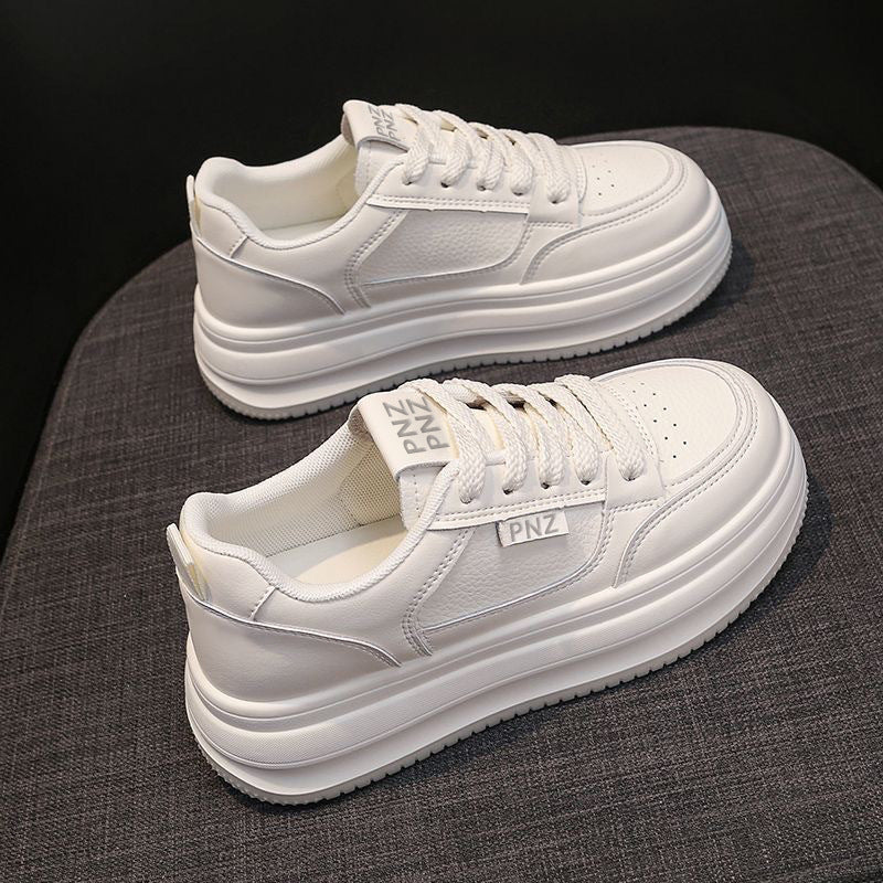 Damen Plateausneaker Bequem Atmungsaktiv Komfort