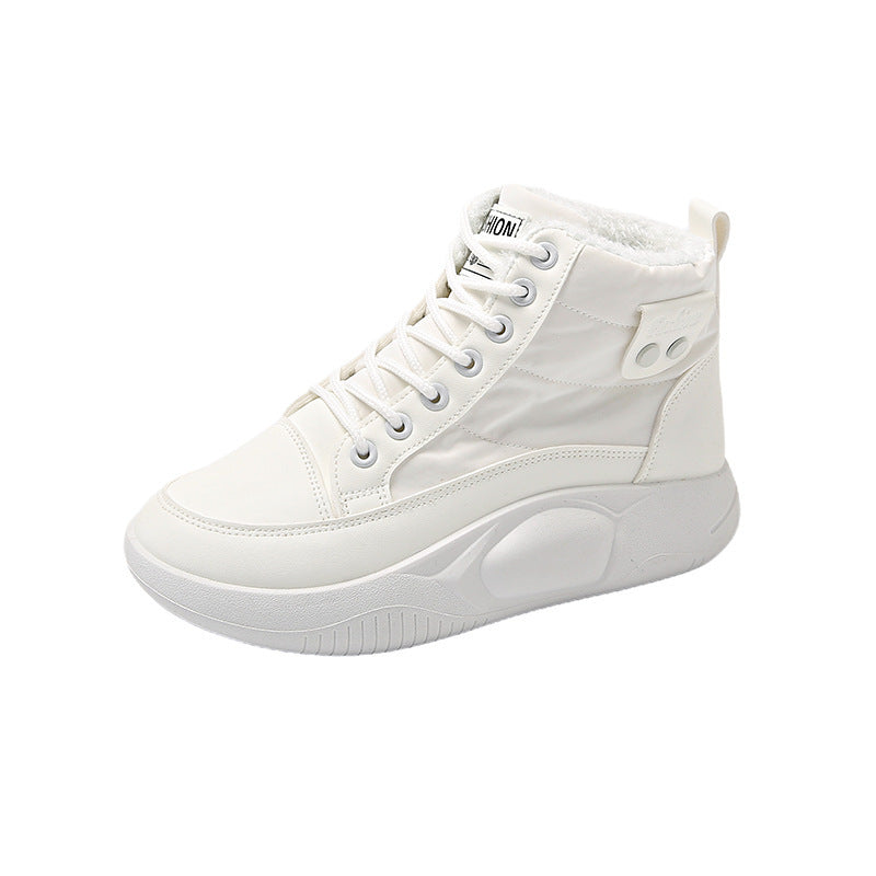 Damen Sneaker Warm Gefüttert High-Top Rutschfest