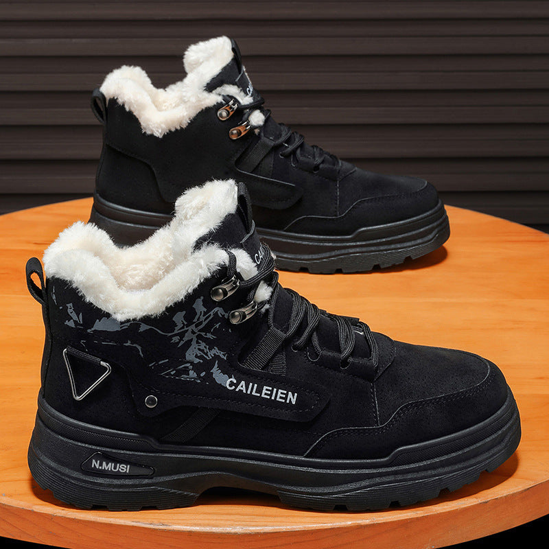 Damen Mokassins Warm Rutschfest Winter Schuhe