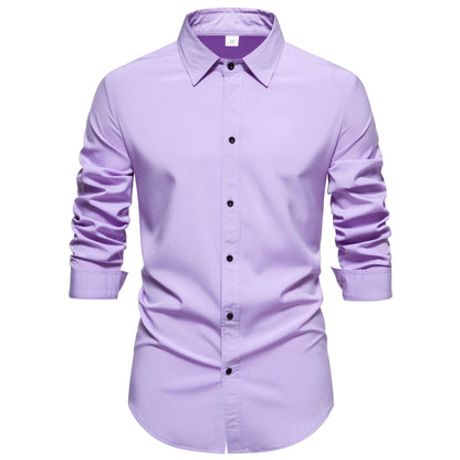 Herren Langarmhemd Modern Baumwolle Hochwertig Berlin