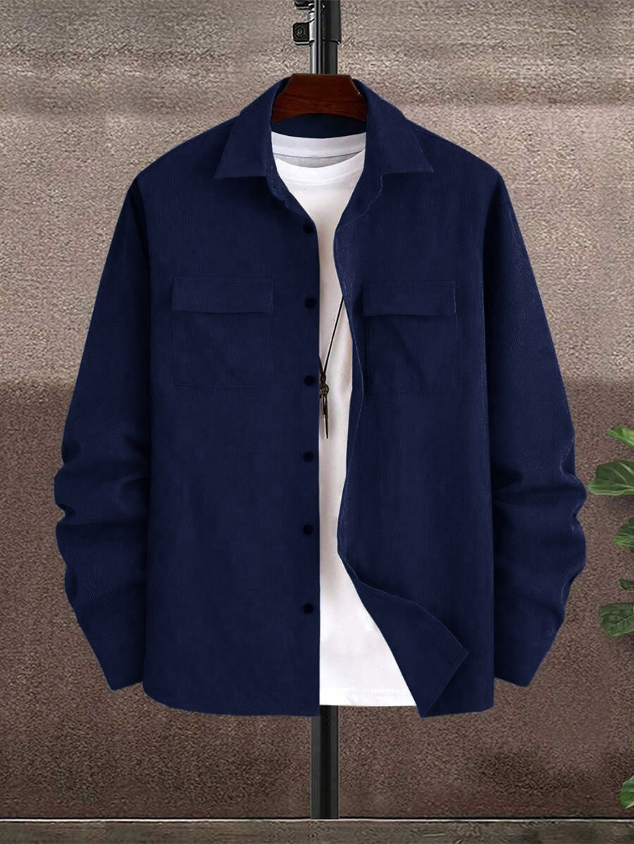 Herren Hemdbluse Leicht atmungsaktiv Casual