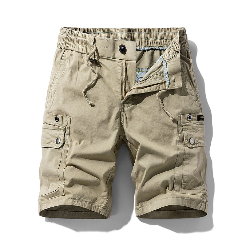 Herren Cargo Shorts Elastisch Multifunktionale Taschen
