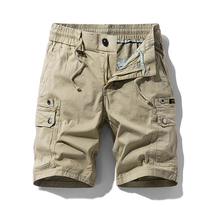 Herren Cargo Shorts Elastisch Multifunktionale Taschen