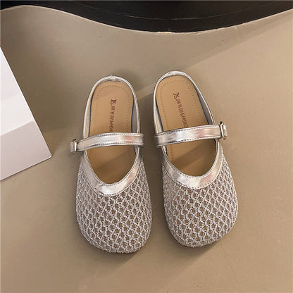 Damen Ballerinas Bequem Elegant Verstellbar
