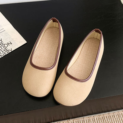 Damen Ballerinas Bequem Elegant Rutschfest