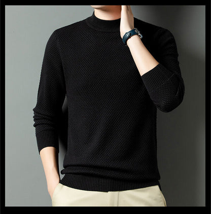 Herren Pullover Modern Strukturiert Elegant